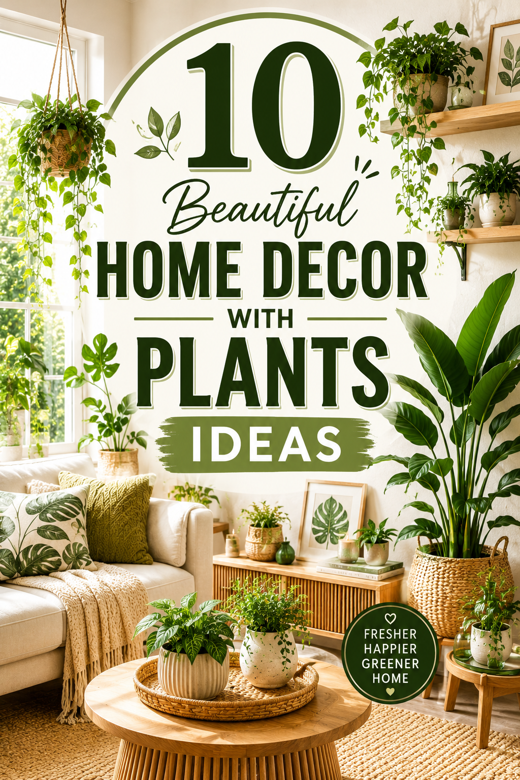 Beautiful Home Styling with Plant Ideas